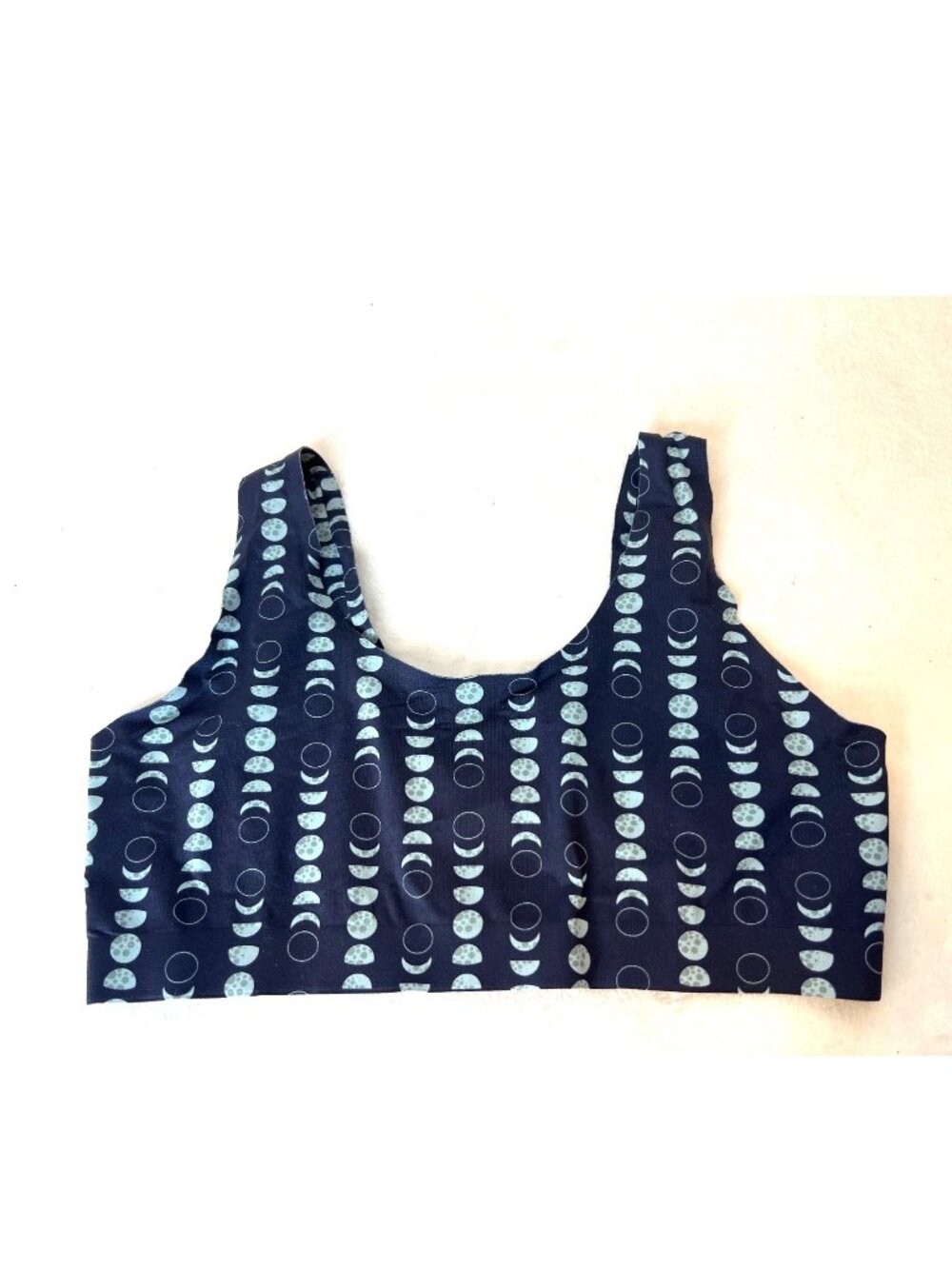 MeUndies Moon Cycle Bra Large Celestial Me Undies Navy Blue Wireless Soft